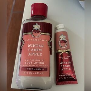 Bath & Body Works Winter Candy Apple  Set